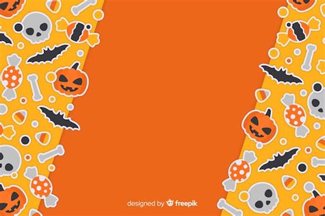 737 Orange Background Halloween For FREE - MyWeb