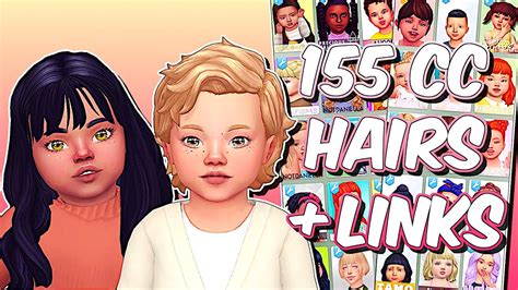 The Sims 4 | MAXIS MATCH TODDLER HAIR COLLECTION | Custom Content ...