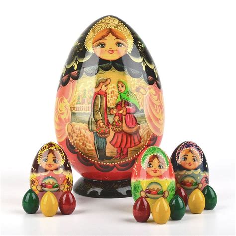 Nesting Doll Egg Russian Easter | Nesting dolls, Russian nesting dolls ...