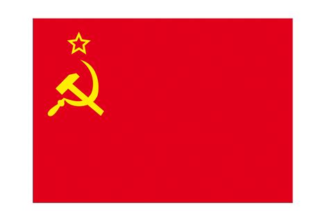 USSR Soviet Union - Flag Sticker 3x4", 5 pcs