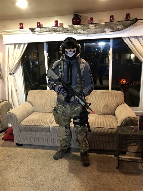 My Simon “Ghost” Riley costume. : r/MW2