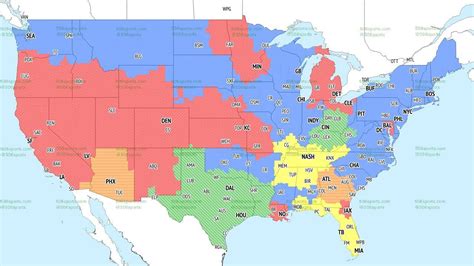 NFL Week 10 Coverage Map 2023: TV schedule, channel, and broadcast ...