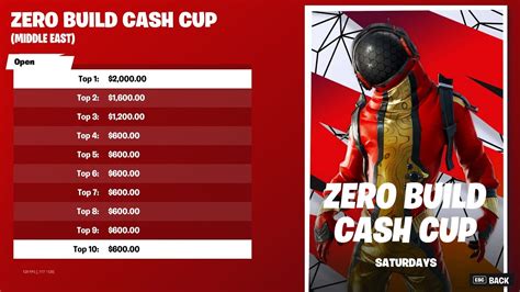 🔴 LIVE FORTNITE ZERO BUILD CASH CUP - YouTube