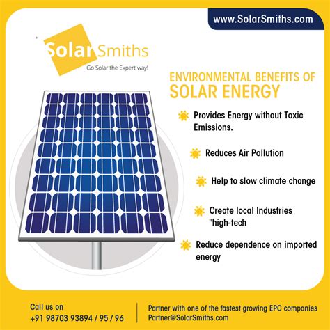 Environmental Benefits of Solar Energy | SolarSmith Energy