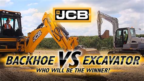 Backhoe vs Excavator - YouTube