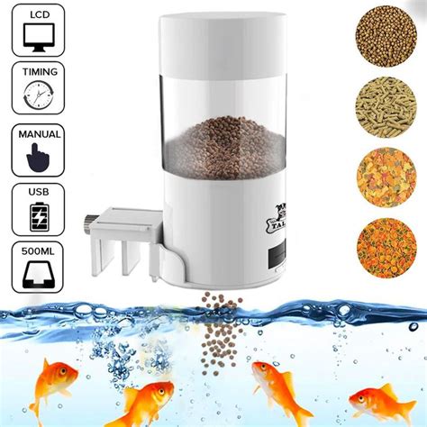 Feeder Food Fish Smart Timer Automatic Aquarium Feeding Tank Auto ...