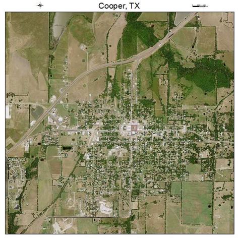 Aerial Photography Map of Cooper, TX Texas