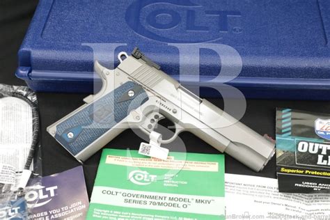 Colt Gold Cup Trophy O5070GCL Stainless .45 ACP 1911 Semi-Automatic ...