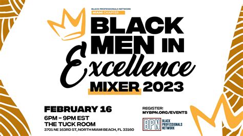 BPN Miami’s 2023 Black Men in Excellence Mixer – Black Professionals ...