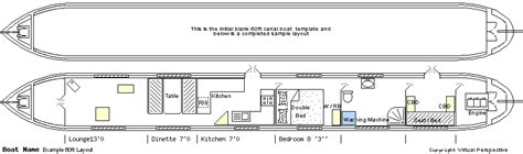 60ft Canal Boat Interior Layout Sample | narrow boat | Pinterest | Boat ...