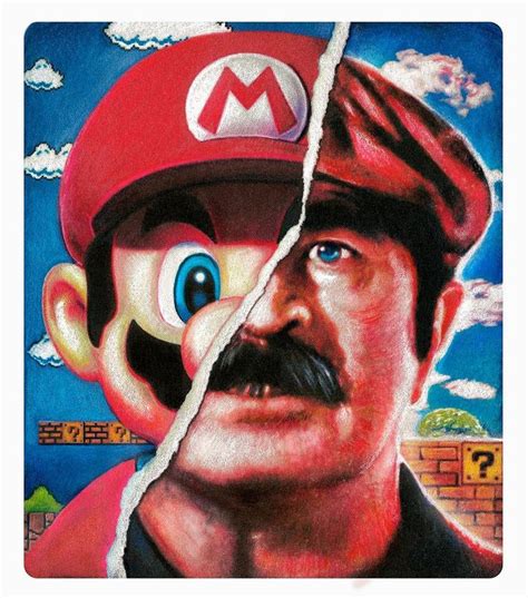 "Making A Mario" by Nathan Anderson | Mario, Mario characters, Art design