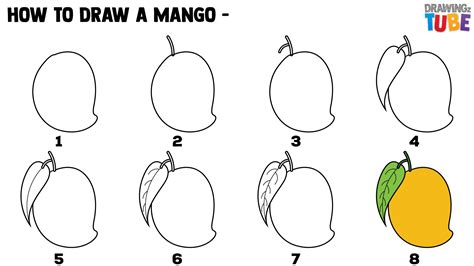 Drawing Shape Of Mango - Manga Drawing Info