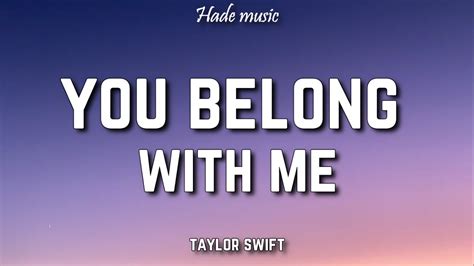 Taylor Swift - You Belong With Me (Lyrics) Chords - Chordify