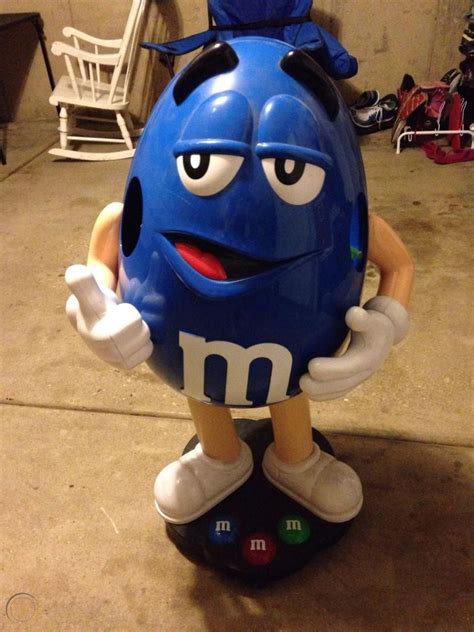 M&M Blue candy character store display | #1733868382