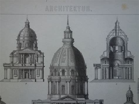 ARCHITECTURE Print St Paul's Cathedral Antique Pictures of - Etsy