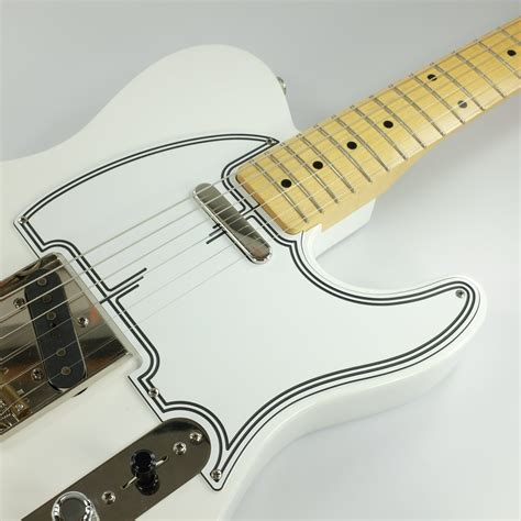 Streamline - Telecaster Pickguard - White/Black/White - DECOBOOM