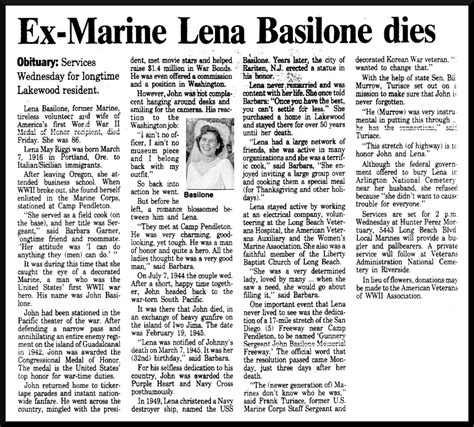 Marine God Puller: Sgt. Lena Basilone Pictures