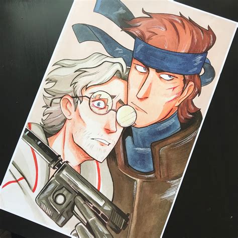 Otasune Print Snake & Otacon - Etsy