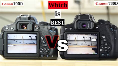 Canon 700D vs Canon 750D Comparison Which is Best - YouTube