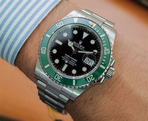 Rolex Submariner 126610LV Watch With Green Ceramic Bezel Debut ...