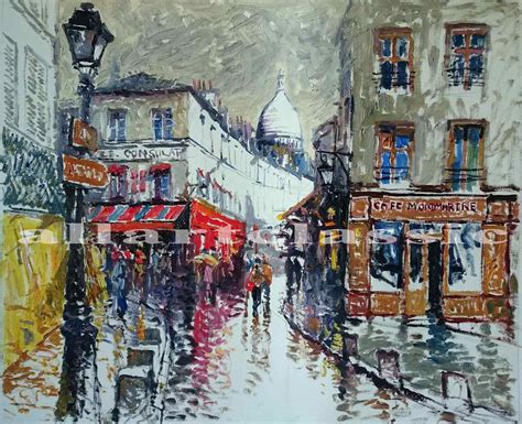 Impressionist print of paris www.np.gov.lk