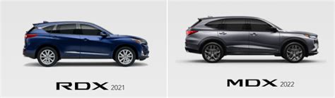 2021 Acura RDX vs. 2022 Acura MDX - Frank Leta Acura