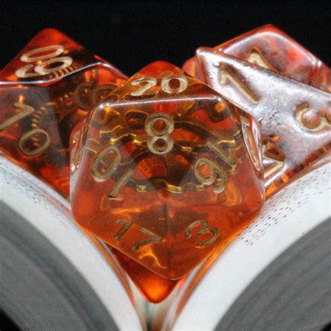 Gears of Fate - RPG Dice Set with Gearwheel Inclusion – Awesome Dice