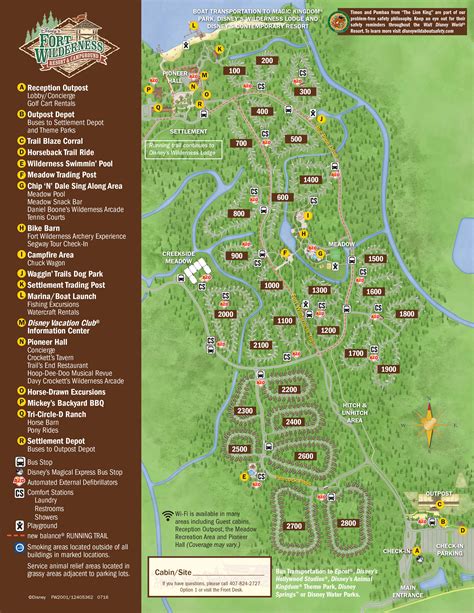 Fort Wilderness Resort Map