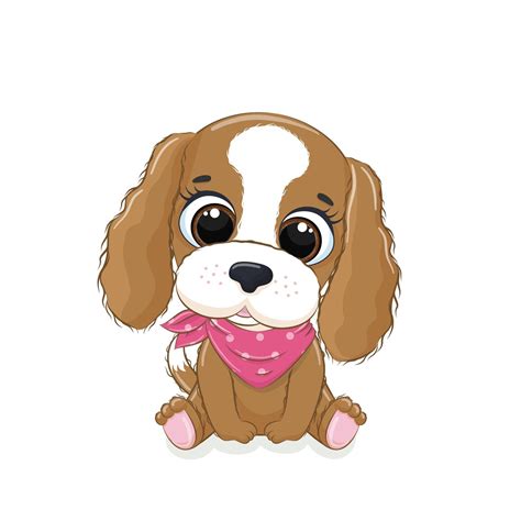 Cute baby dog. Vector illustration 2047563 Vector Art at Vecteezy