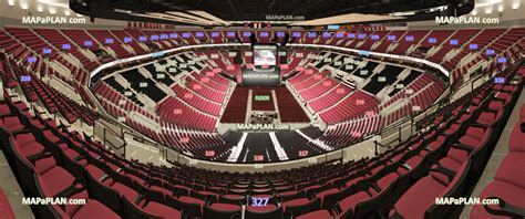 Portland Moda Center seating chart - View from Section 327 - Row O ...