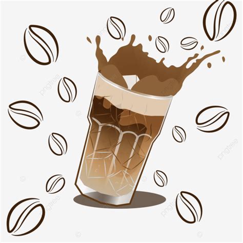 Coffee Splash Vector, Coffee, Splash, Beverages PNG and Vector with ...