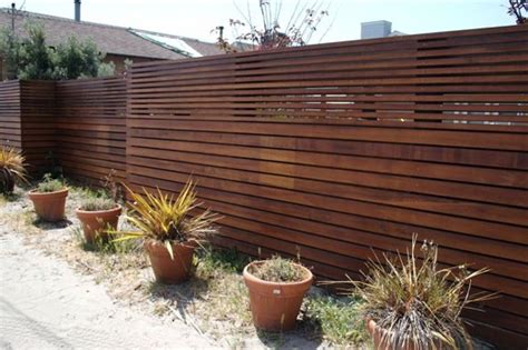 Modern Wooden Fence