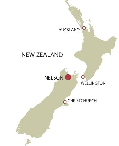 Nelson New Zealand Map - TravelsFinders.Com