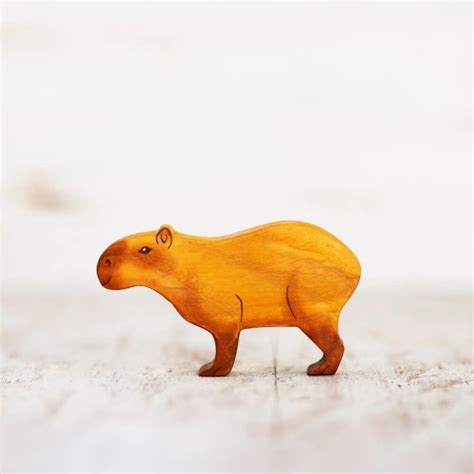 Wooden Capybara Toy - WoodenCaterpillar Toys