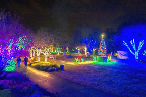 Meadowlark Gardens Christmas Lights in Vienna, Virginia