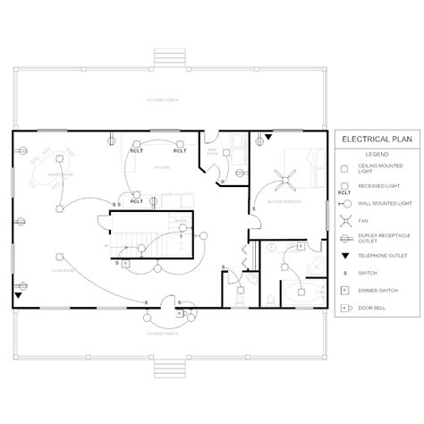 Example Image: Electrical Plan | Electrical plan, Electrical layout ...