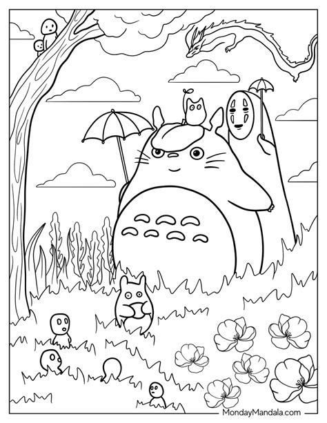 22 Studio Ghibli Coloring Pages (Free PDF Printables)