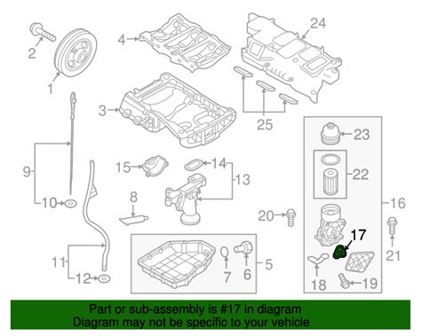 2017-2021 Kia Engine Oil Filter Adapter Gasket 26345-3LAA0 | Genuine ...