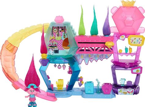 Trolls Band Together Mount Rageous Playset with Queen Poppy small doll ...