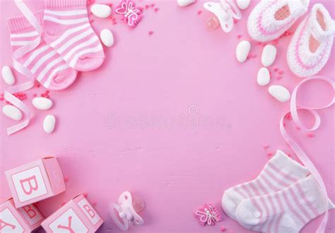 Pink Baby Shower Background