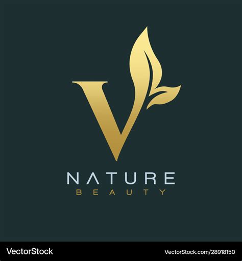 Letter v luxury logo design icon Royalty Free Vector Image