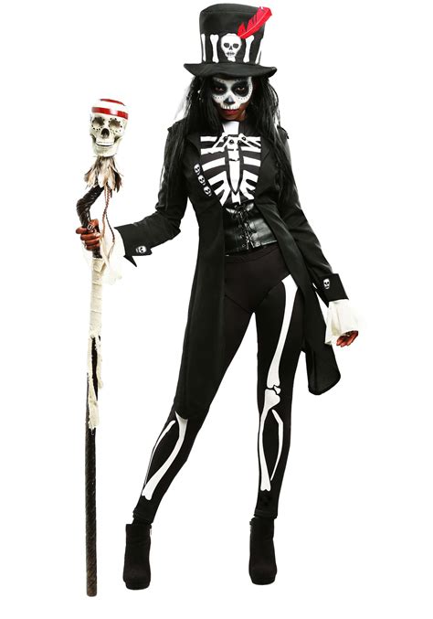 Voodoo Skeleton Costume for Women