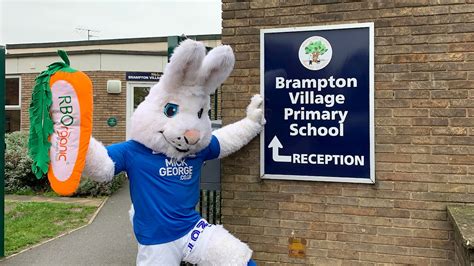 Posh Visit Brampton Primary School | Peterborough United - The Posh