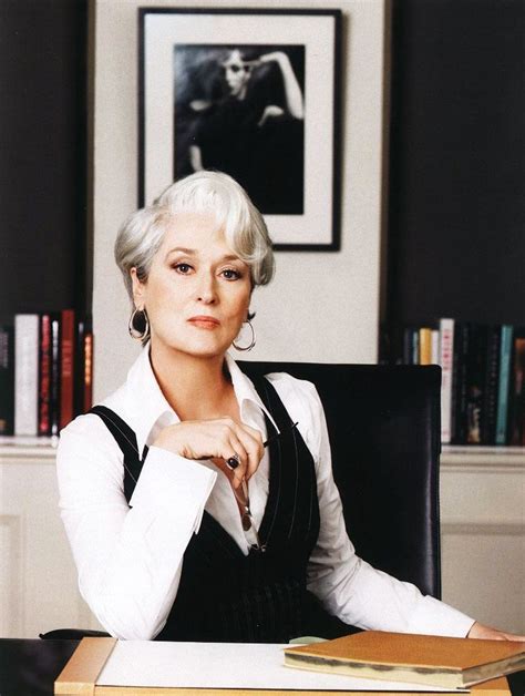 Meryl Streep as Miranda Priestly - Promotional Still | Devil wears ...