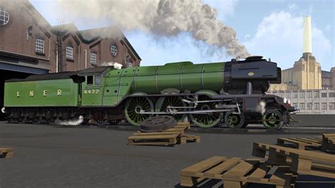 Flying Scotsman Steam Engine 3D Animation - YouTube