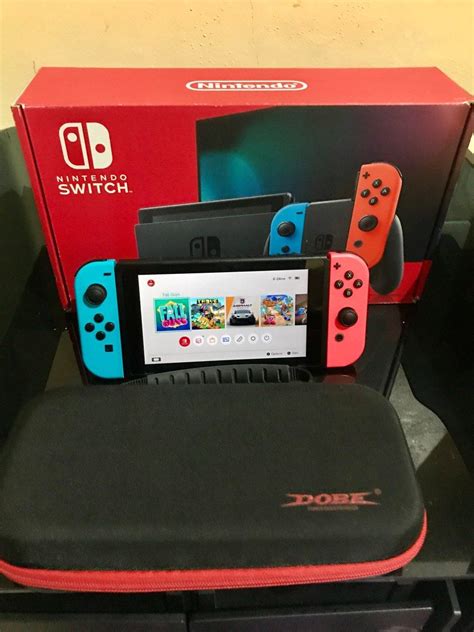 Nintendo Switch V2 with Games, Video Gaming, Video Game Consoles ...