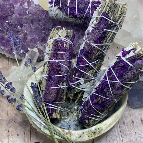 White Sage & Lavender Smudge Bundle Sage Sage Bundle Smudge | Etsy ...