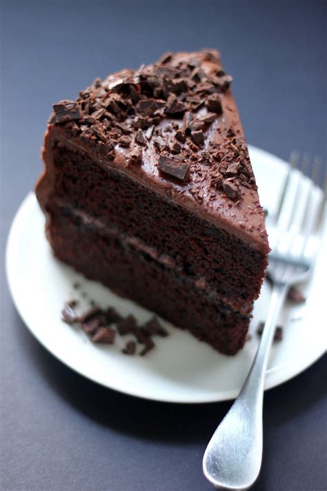 SUPER DECADENT CHOCOLATE CAKE WITH CHOCOLATE FUDGE FROSTING