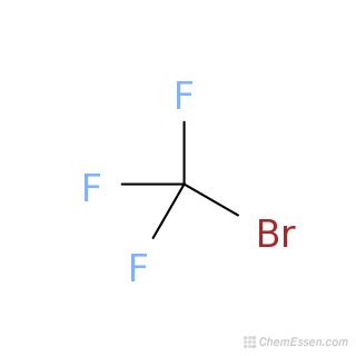 Bromotrifluoromethane Structure - CBrF3 - Over 100 million chemical ...