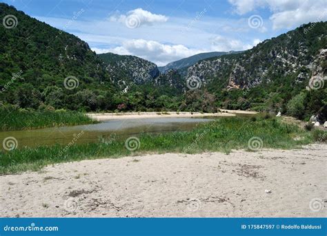 View of Cala Luna beach stock image. Image of sand, ogliastra - 175847597